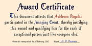 Auldroon Normal, a Blackletter Font by Ingrimayne Type (Thumbnail 1 of 4)