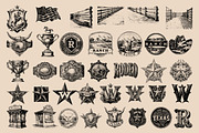 Vintage Retro Rodeo illustrations, an Object Illustration by Nocturnal Wolf (Thumbnail 16 of 17)