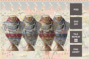 The Garden Frieze, a Pattern Graphic by rumacorakstudio (Thumbnail 6 of 6)