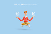 Nerd Larry Set, a Technology Illustration by Best Pixels™ (Thumbnail 3 of 9)
