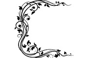 Elegant Vintage Floral Corner Frame, a Decorative Illustration by Designer_Momina (Thumbnail 2 of 21)