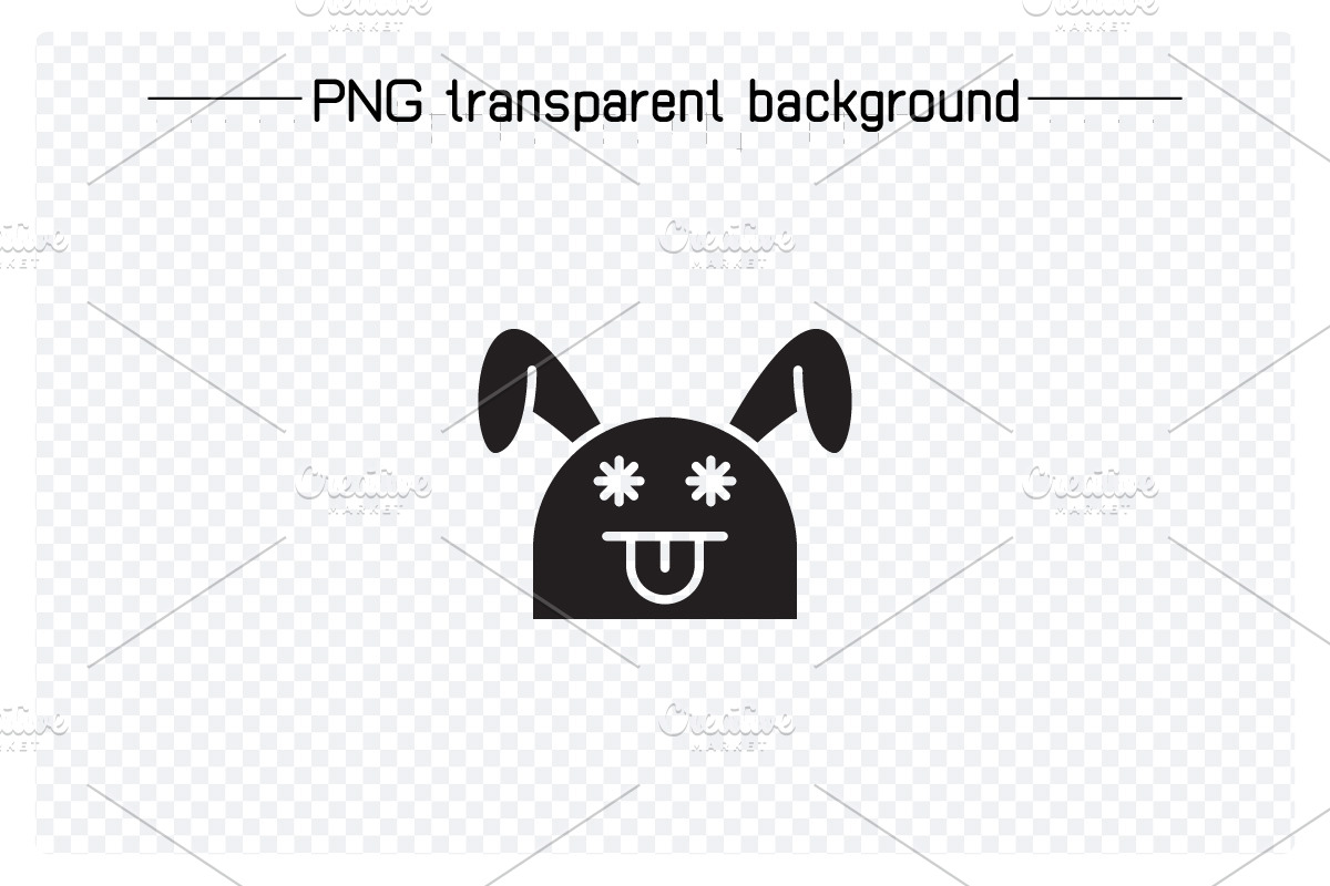 Cheeky and Cute Rabbit Emojis, an Animal Illustration by Designfour (Photo 2 of 7)