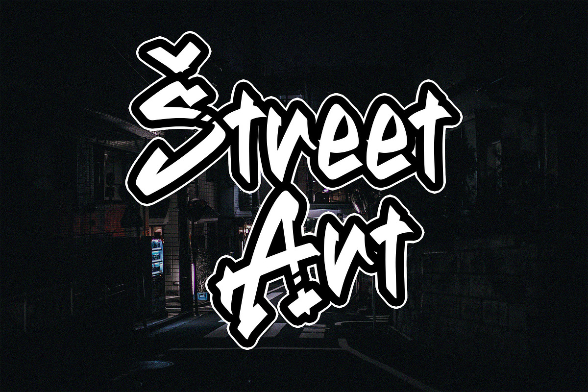 Rattenca - Graffiti Font, a Script Font by NTC Graphic (Photo 2 of 9)