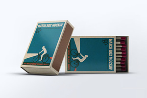 Match Box Mock-up, a Household Mockup by Se٧enStudio