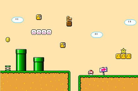 Super Mario Game Level, an Illustration by MarkoBabii