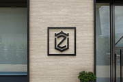 Logo Mockup 3D Black Sign Luxury, an Advertising Mockup by Asylab (Thumbnail 1 of 5)