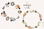 Spooky Season - Watercolor Clipart, a Seasonal Illustration by MariaScaroniAtelier (Thumbnail 6 of 9)