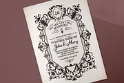 Mega Set Vintage Wedding Invitations, an Invitation Template by OneVectorStock (Thumbnail 15 of 18)