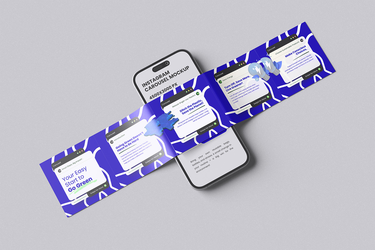 Carousel Mockup, an Advertising Mockup by Afif_studio (Photo 4 of 6)