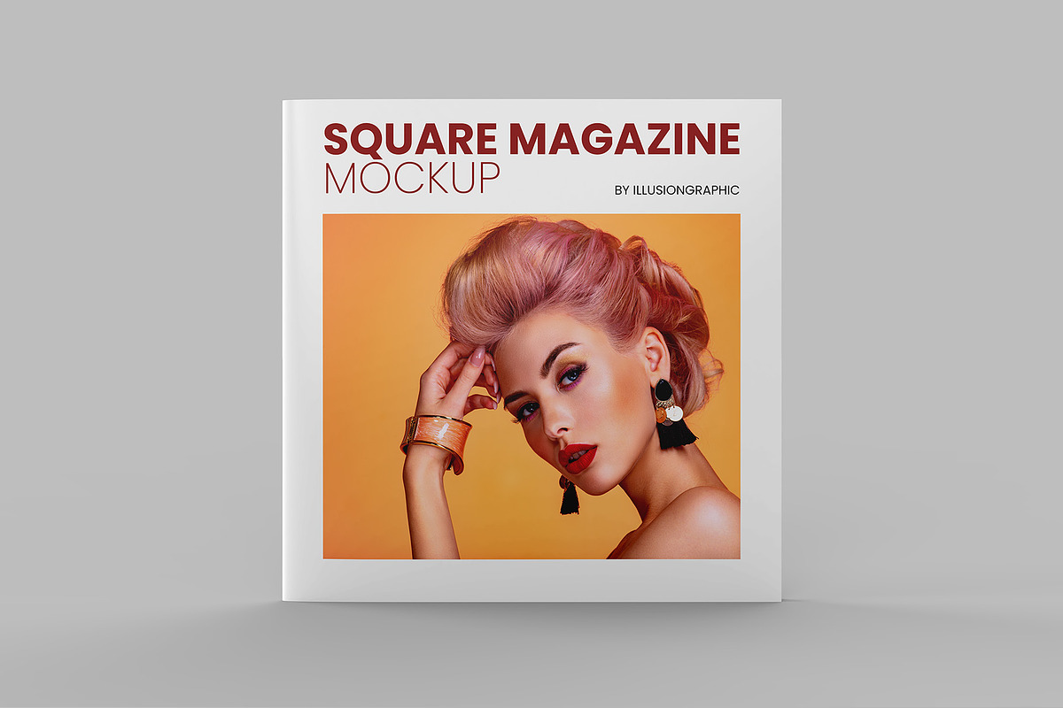 Square Catalog / Magazine Mockup, a Books & Magazine Mockup by Illusiongraphic (Photo 2 of 22)