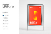 Advertising Poster Frame Mockup, an Advertising Mockup by graphypix (Thumbnail 2 of 4)