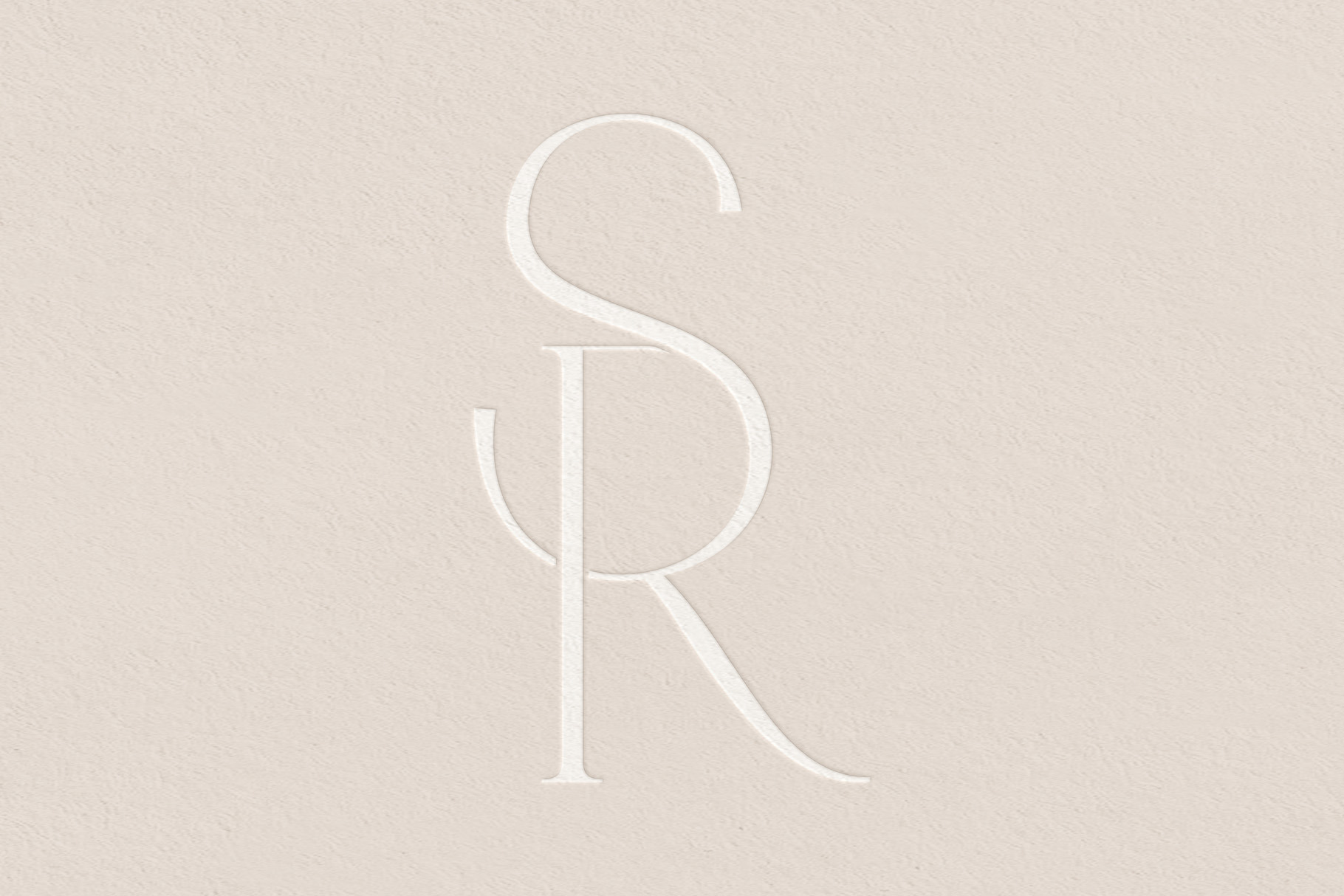 SR monogram logo, a Branding & Logo Template by LINKED LETTERS STUDIO