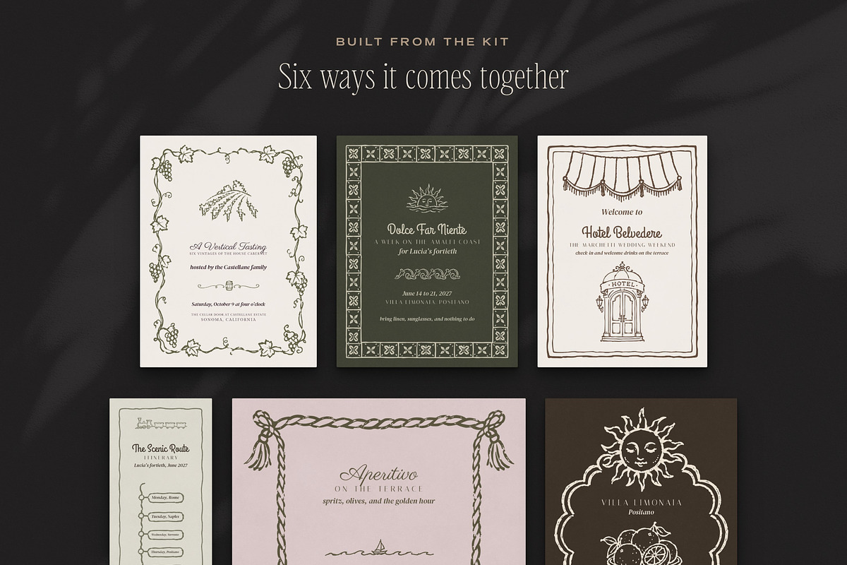 Vacation Invitation Creator Bundle, an Object Graphic by The October Creative (Photo 3 of 18)