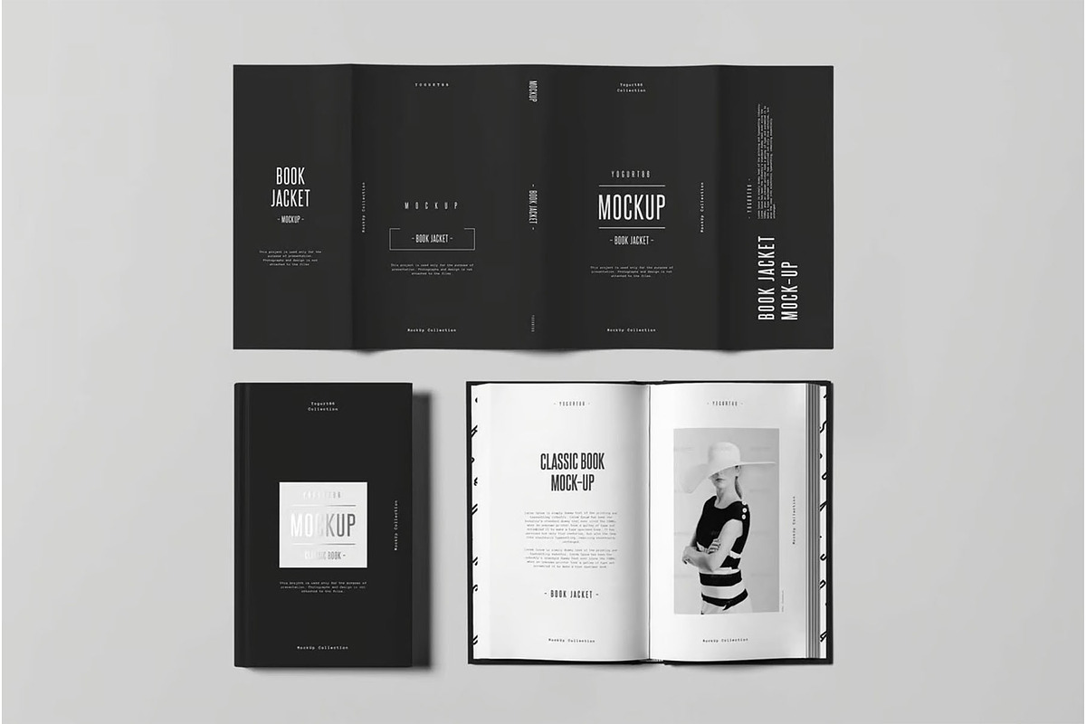 Book / Book Jacket Mock-up, an Advertising Mockup by zippypixelstudio (Photo 2 of 11)
