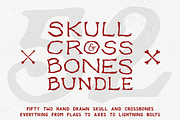 Skull and Crossbones Bundle, an Icon by Design Surplus (Thumbnail 1 of 4)