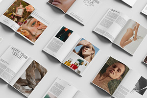 Magazine Editorial Template Design