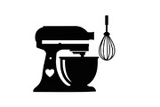 Kitchen Stand Mixer Silhouette Bundl, an Illustration by Gaye Art (Thumbnail 26 of 31)