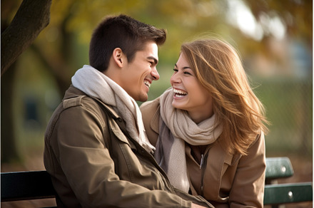 a loving young couple sharing a, a Person Photo by Sergey Kotenev