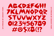 GF Strouk - Display Font, a Font by GroovyFontCo (Thumbnail 8 of 8)