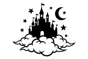 Fantasy Castle Cloud Moon Bundle, an Object Illustration by Gaye Art (Thumbnail 20 of 30)