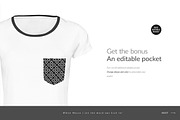6x Women T-shirt Ghost Mock-ups Set, a Books & Magazine Mockup by Apparel_Mockups (Thumbnail 16 of 23)