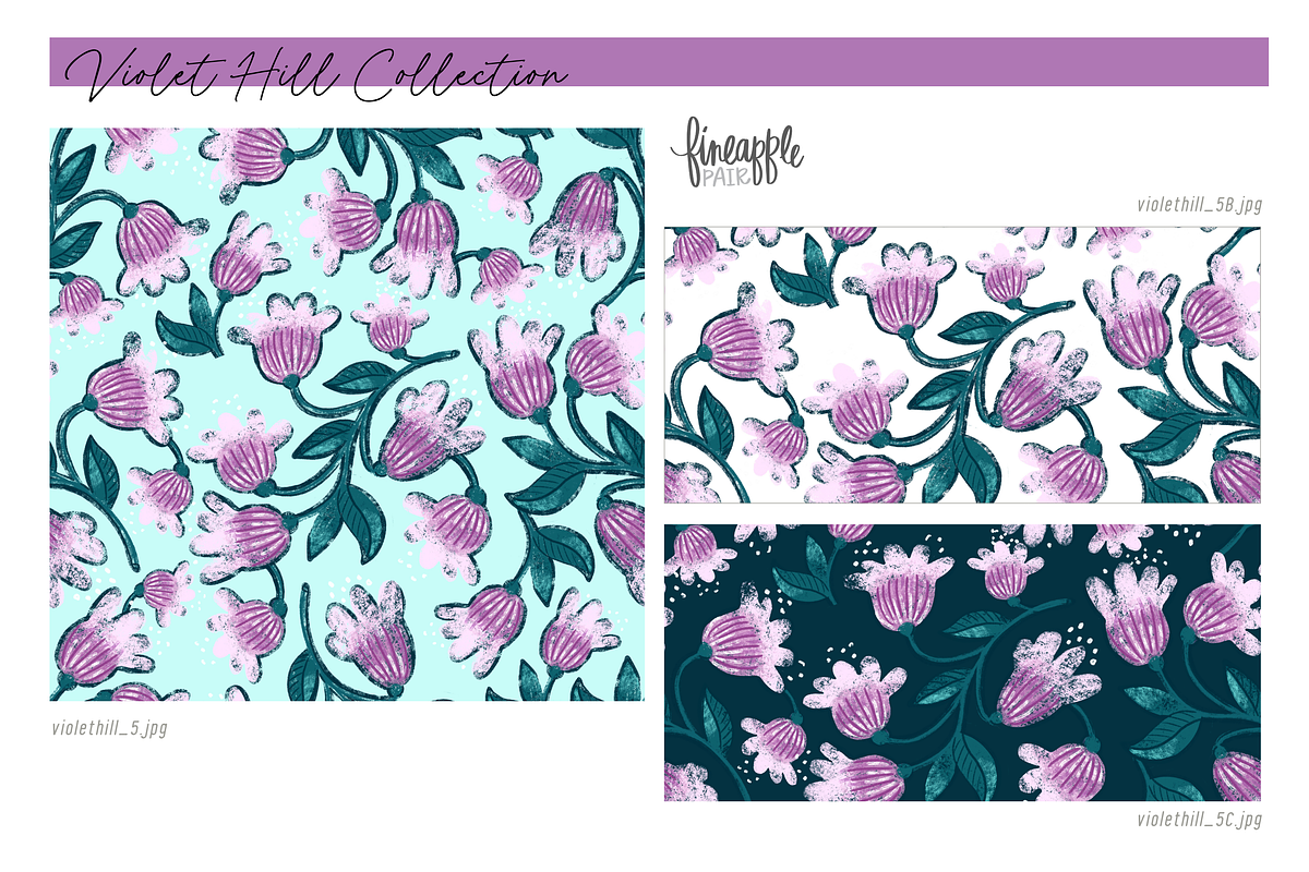 Boho Floral Digital Paper, a Pattern Graphic by FINEAPPLE (Photo 5 of 9)