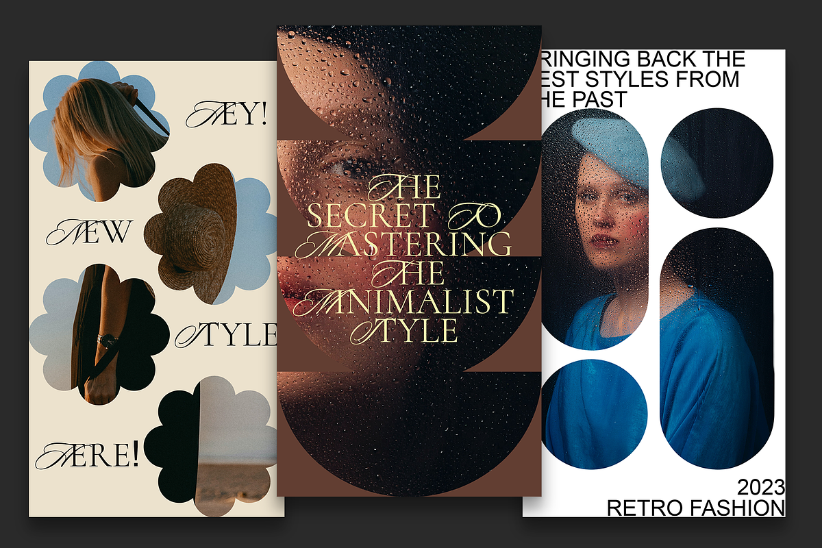 30 Mask templates for Instagram, a Social Media Template by Kristina&Co (Photo 6 of 10)