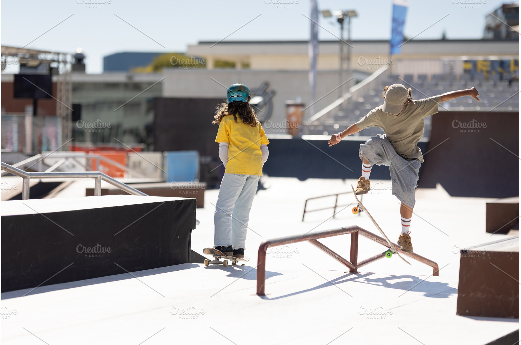 Skater preparing for a trick, a Sports & Recreation Photo by Barcelona_dreams