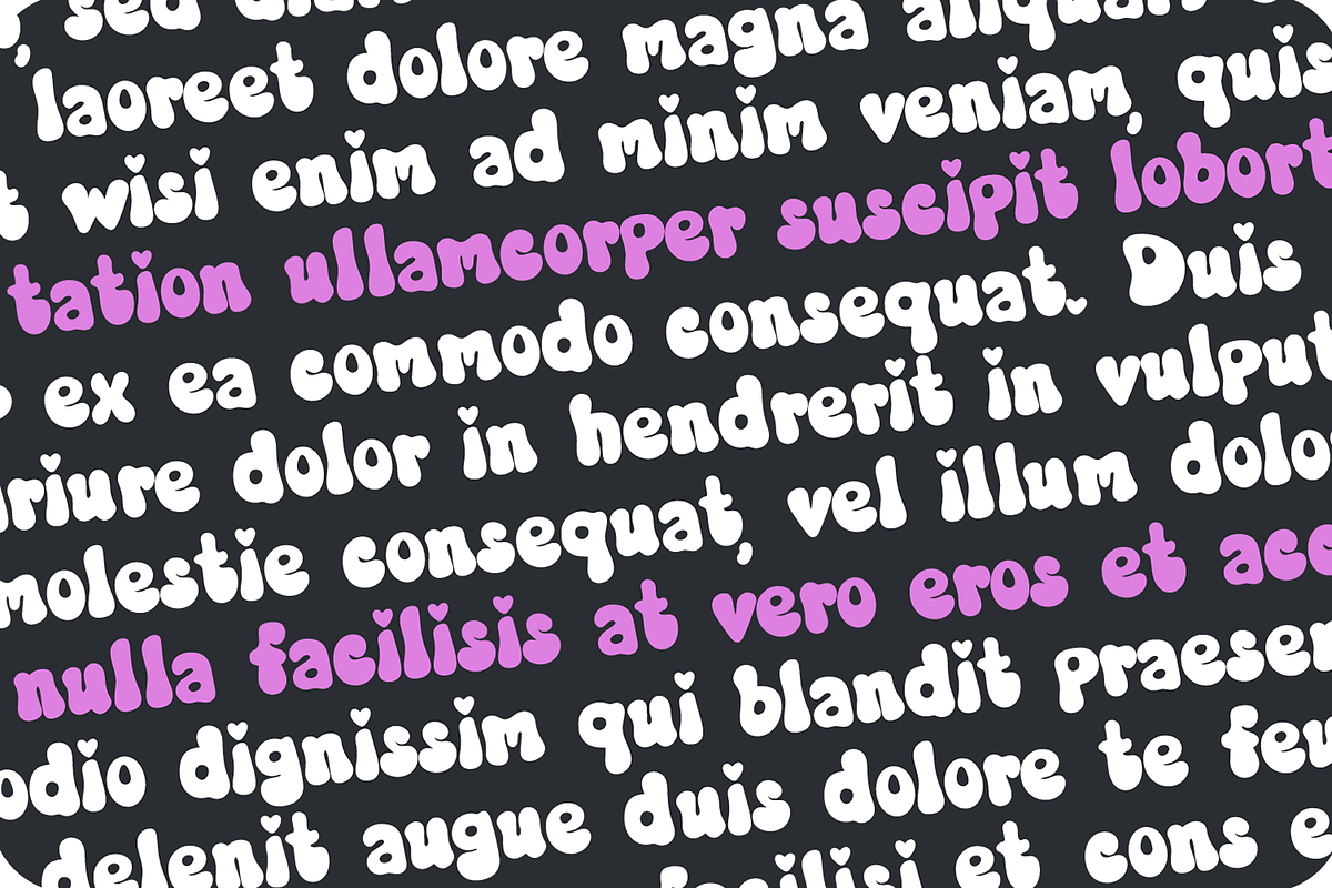 MAGIC DUST Bubble Retro Font, a Sans Serif Font by Blush Font Co. (Photo 3 of 4)