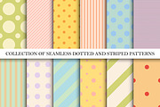 Color dotted and stripped prints, a Pattern Graphic by ExpressShop (Thumbnail 1 of 3)