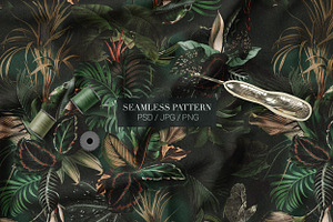 Wild Leafs Foliage Pattern