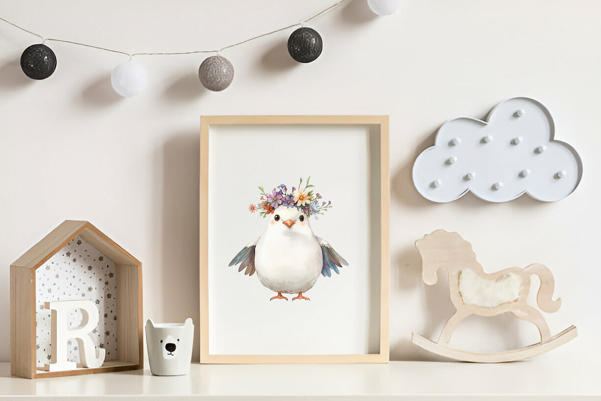 Summer Wedding Doves Clipart, an Illustration by CreationArt (Photo 6 of 9)