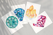 Watercolor Birthstones Crystal Set, an Illustration by Alena Solonshchikova (Thumbnail 17 of 17)