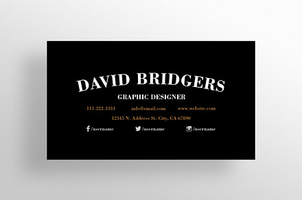 The Speakeasy - Business Card