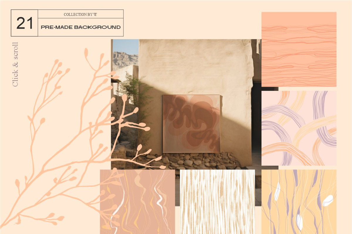 Peach Fuzz, a Background Graphic by Collection by VY (Photo 8 of 8)