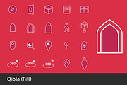 Over 100 Islamic Icons Set, an Outline Icon by UX Monster (Thumbnail 5 of 14)