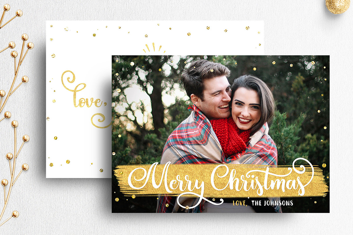 Christmas Card Templates Bundle, a Card Template by Nifty Template Studio (Photo 9 of 18)