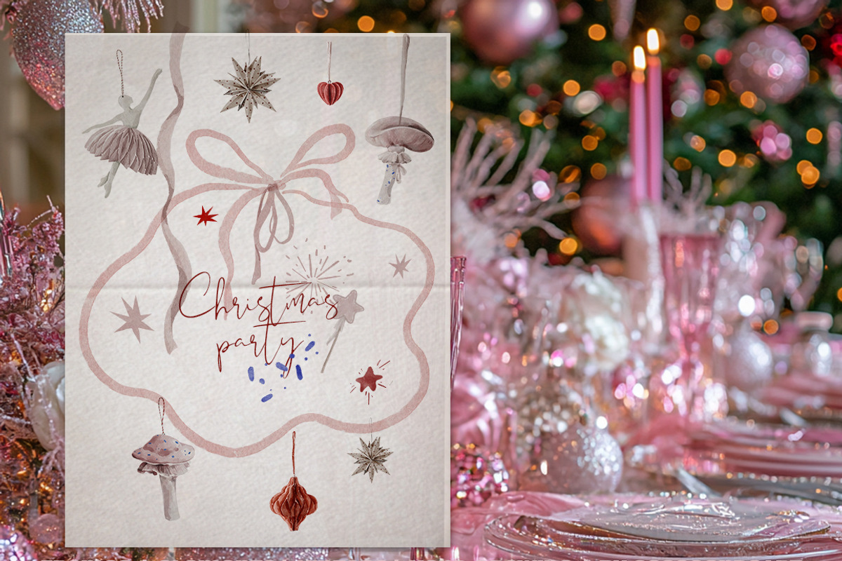 SALE Christmas decor Hand drawing, a Decorative Illustration by 60secondsArt (Photo 8 of 10)