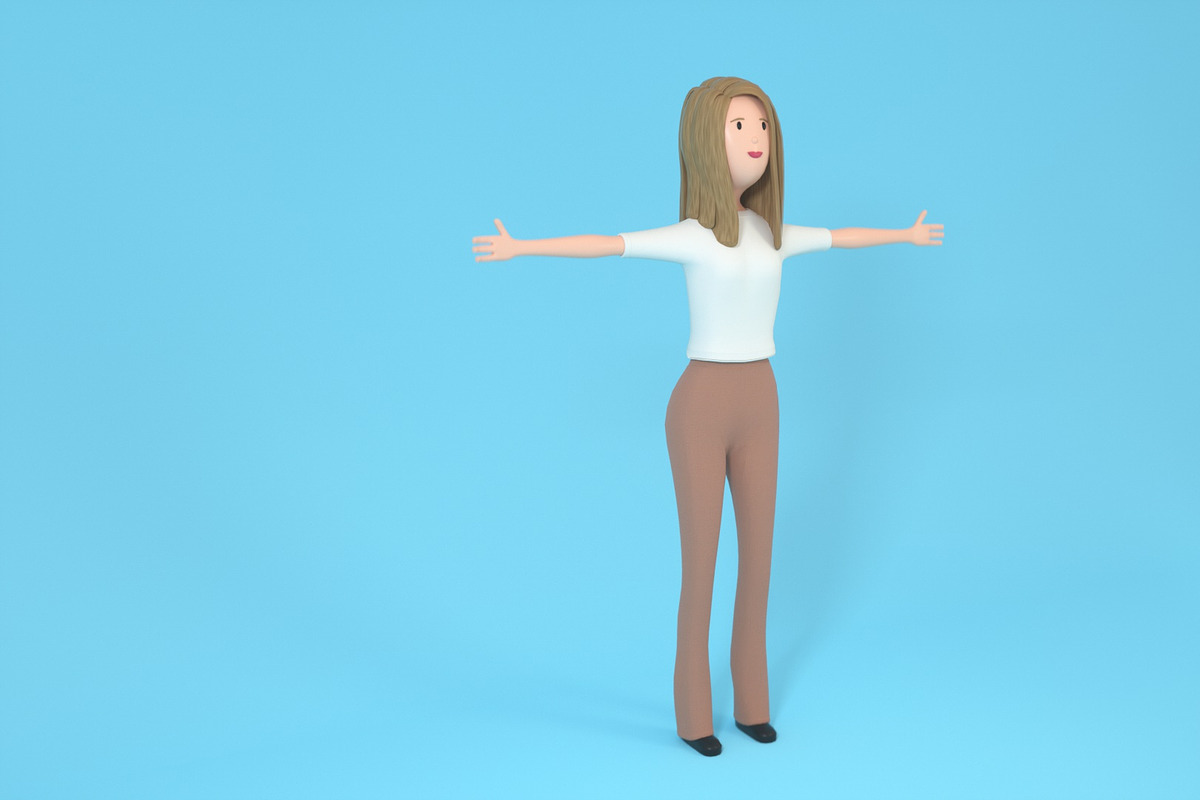 Female Character Lucy, a Characters & Person 3D Model by 3DTreatment (Photo 3 of 32)