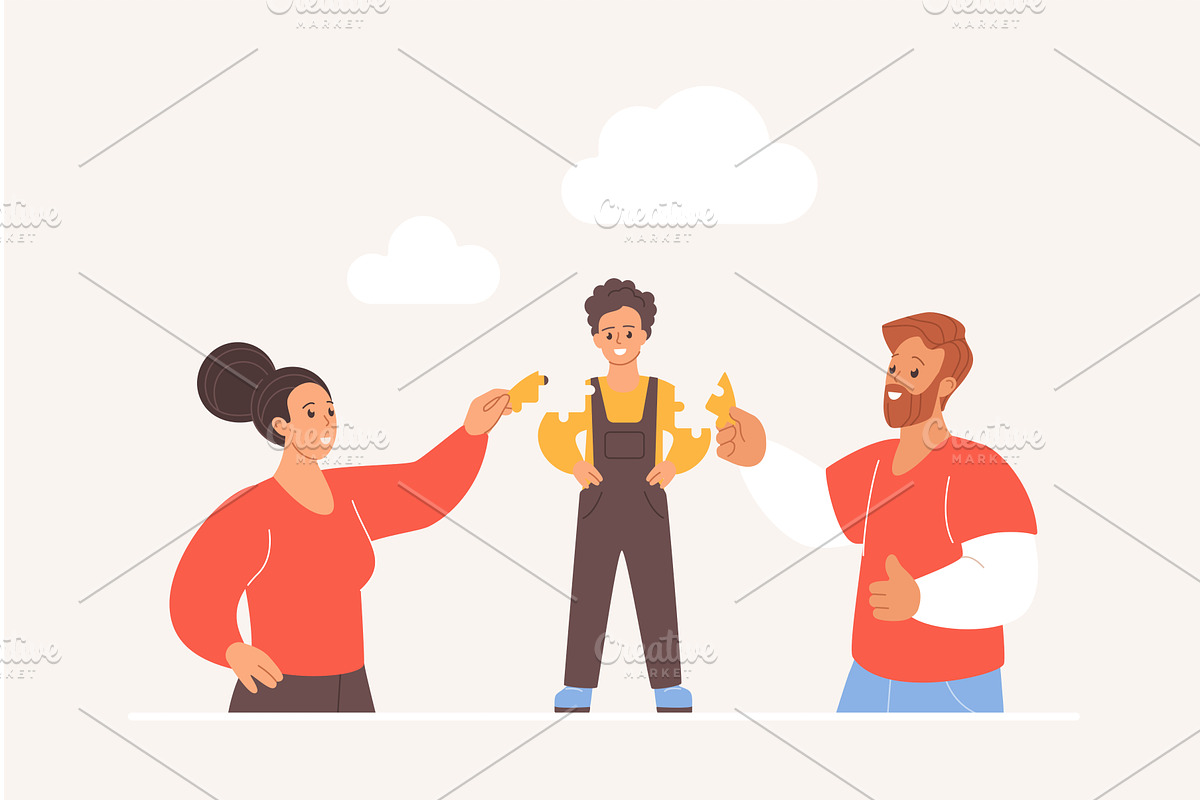 Parenthood role adult child health, a Person Illustration by Lemberg Vector
