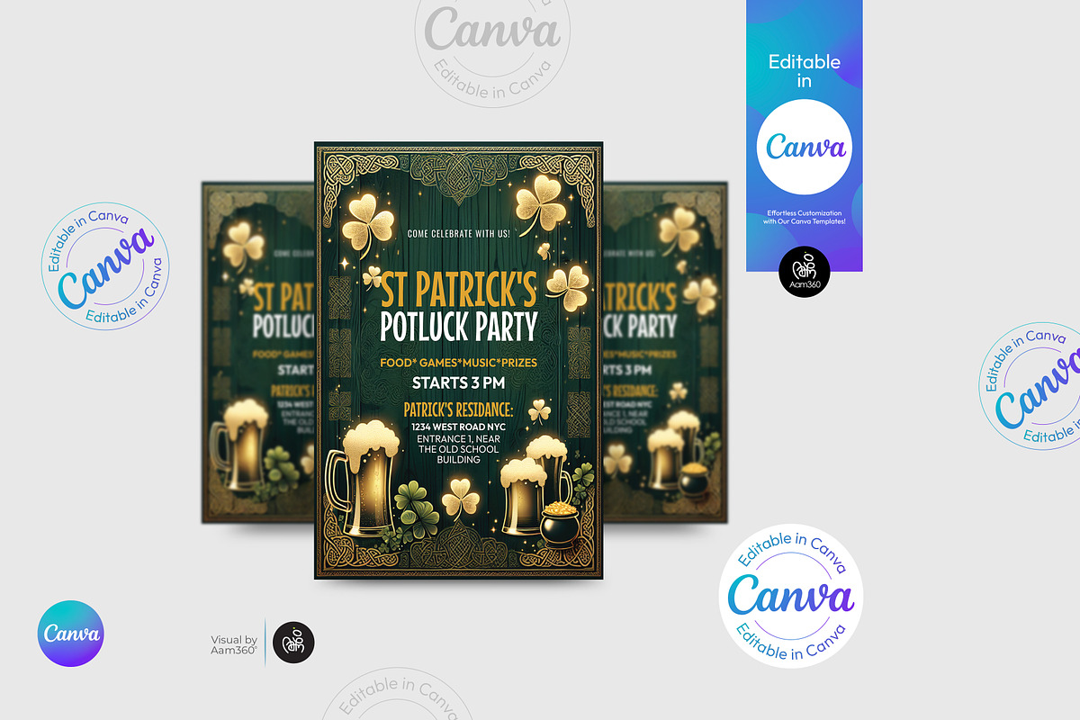 Saint Patrick's Day Flyer, a Flyer Template by Aam360 (Photo 1 of 3)
