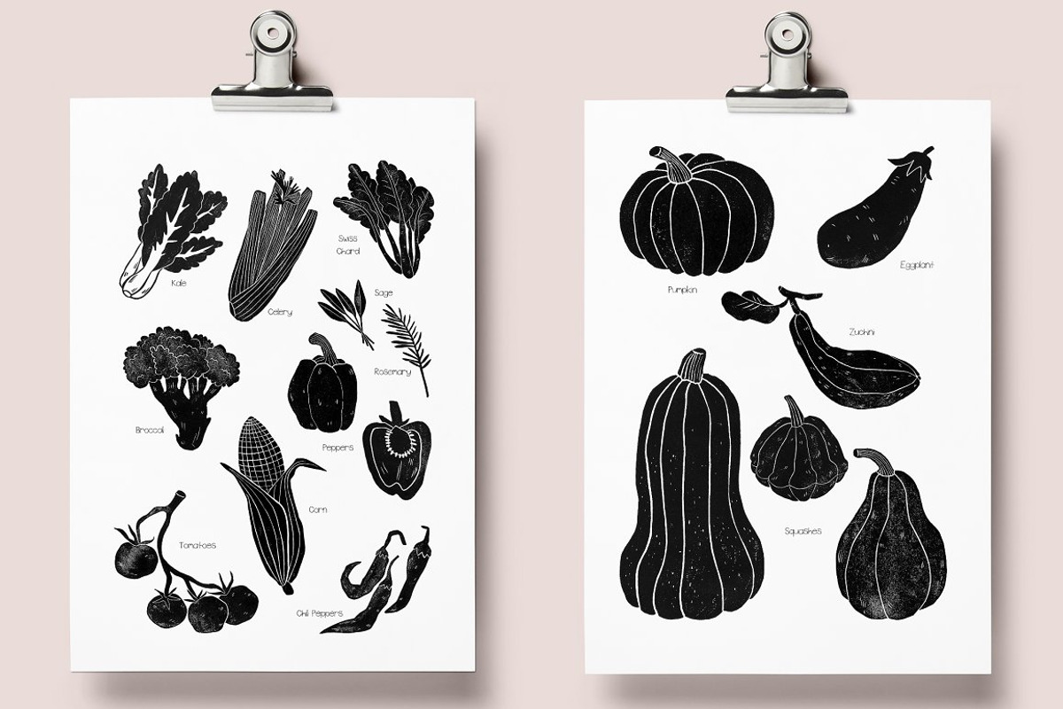 Autumn Bundle: Kitchen and Garden, a Food Illustration by Mii Lab (Photo 4 of 28)