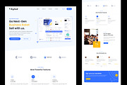 Digital Marketing Agency Figma UI, an UI Kit Template by ArtGalaxy (Thumbnail 2 of 4)