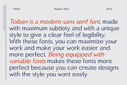 Toiban Font Family, a Sans Serif Font by Sealoung (Thumbnail 3 of 12)
