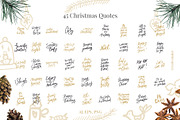 Christmas Hand Lettered Vector Quote, an Object Graphic by Creativemaker (Thumbnail 2 of 11)
