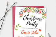 Christmas Party Invitation And Greet, an Invitation Template by graphicforest (Thumbnail 1 of 2)