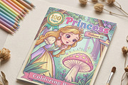Magical Princess Coloring Book Vol46, a Person Illustration by ikarifq shop (Thumbnail 2 of 7)