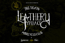 Leathery Typeface
