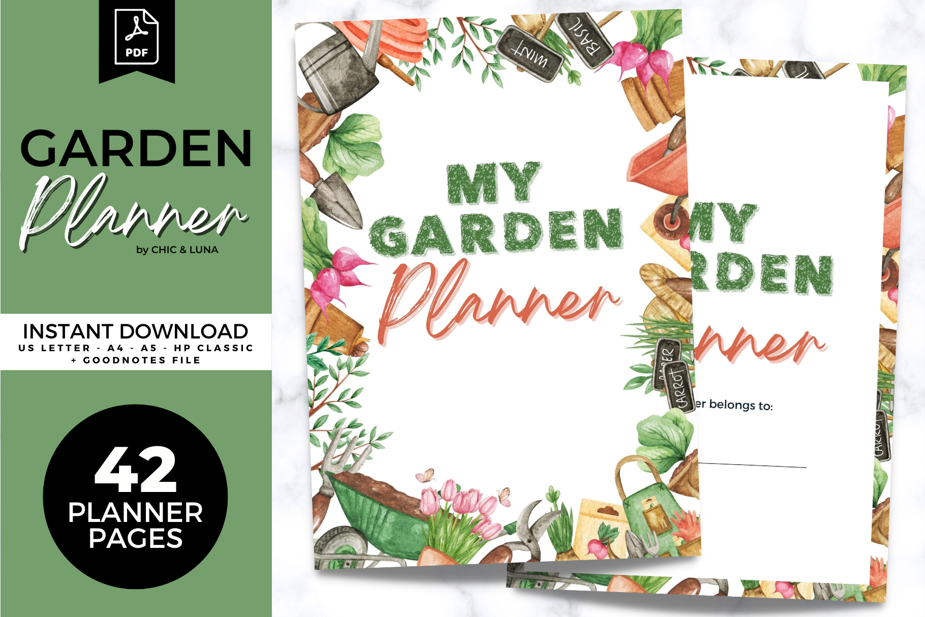 Gardening Planner - Printable