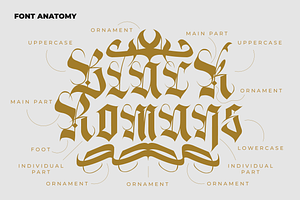 Black Romans - Modern Blackletter